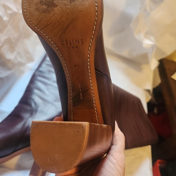 CELINE tall boots size 11(41) in EUC - Picture 7 of 10